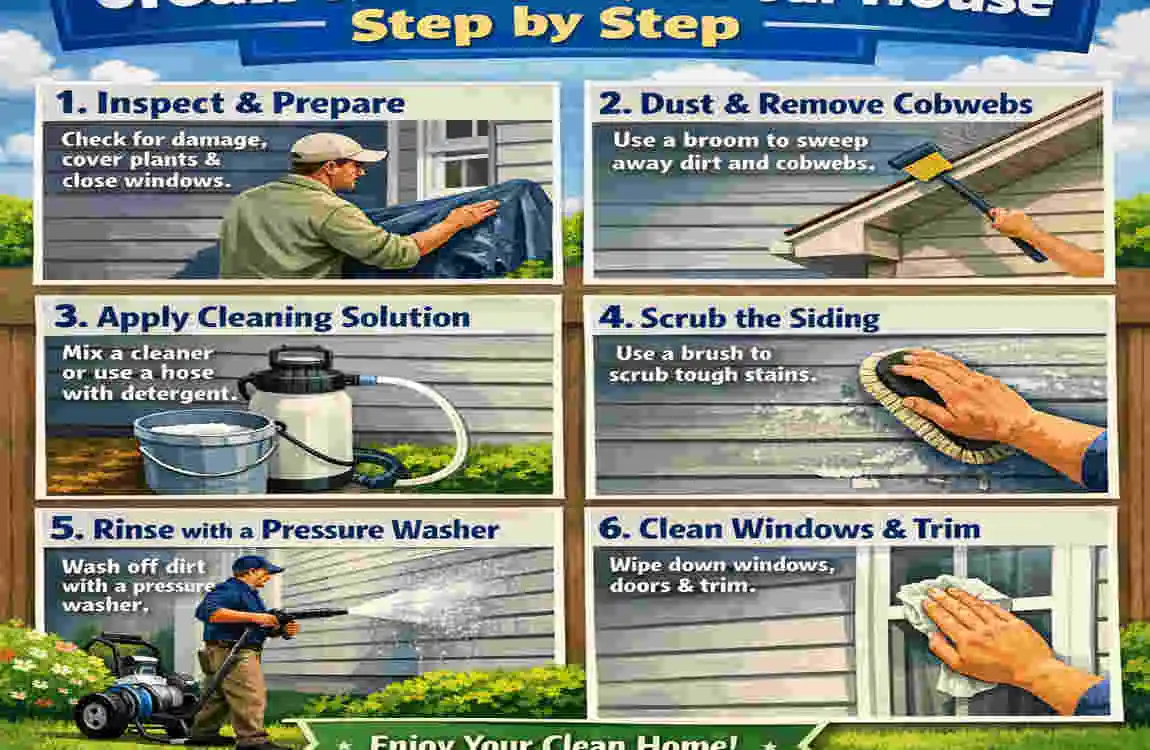 how to clean the outside of your house