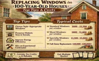 Replacing Windows in 100-Year-Old Houses