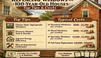 Replacing Windows in 100-Year-Old Houses
