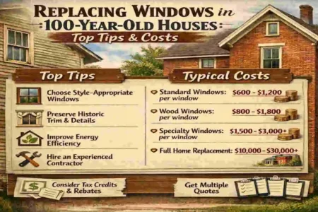 Replacing Windows in 100-Year-Old Houses