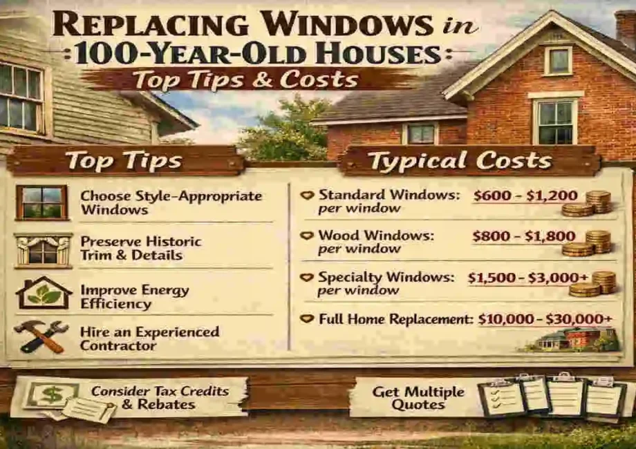 Replacing Windows in 100-Year-Old Houses