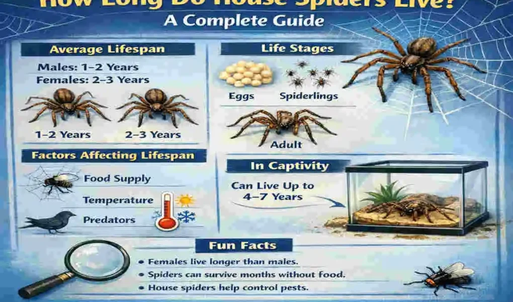 How Long Do House Spiders
