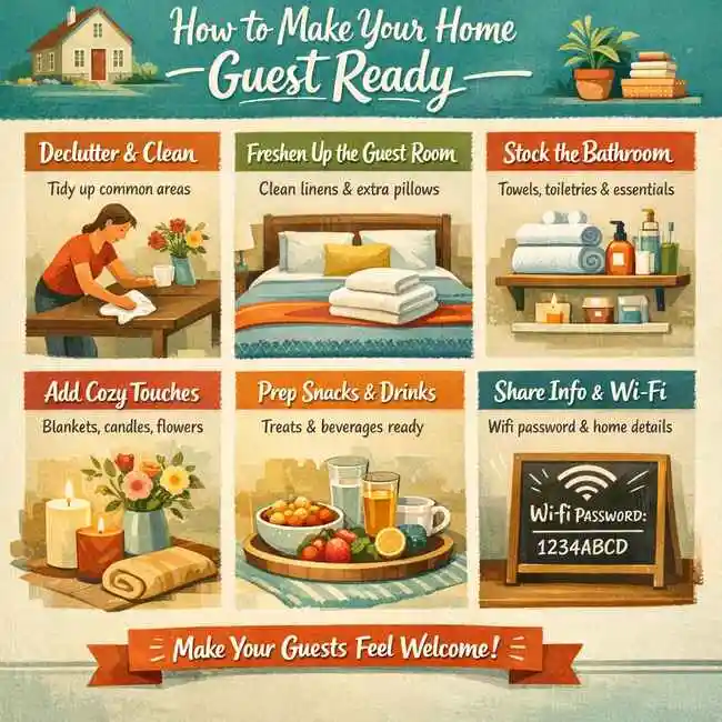 How to Make Your Home More Guest Ready - home comfort experts