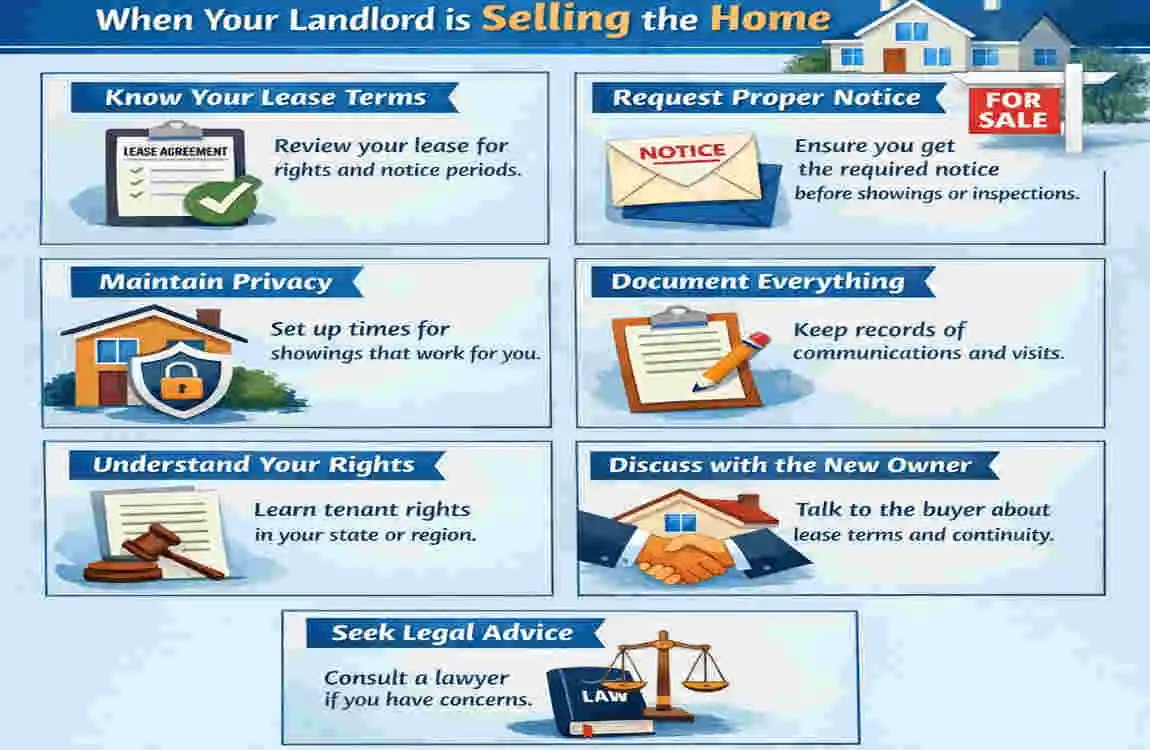 rights as a tenant when landlord is selling house