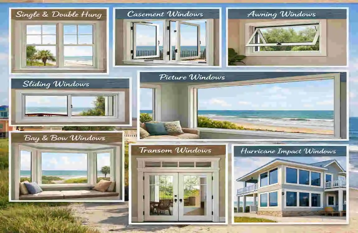 Window Replacement for House in Galveston TX
