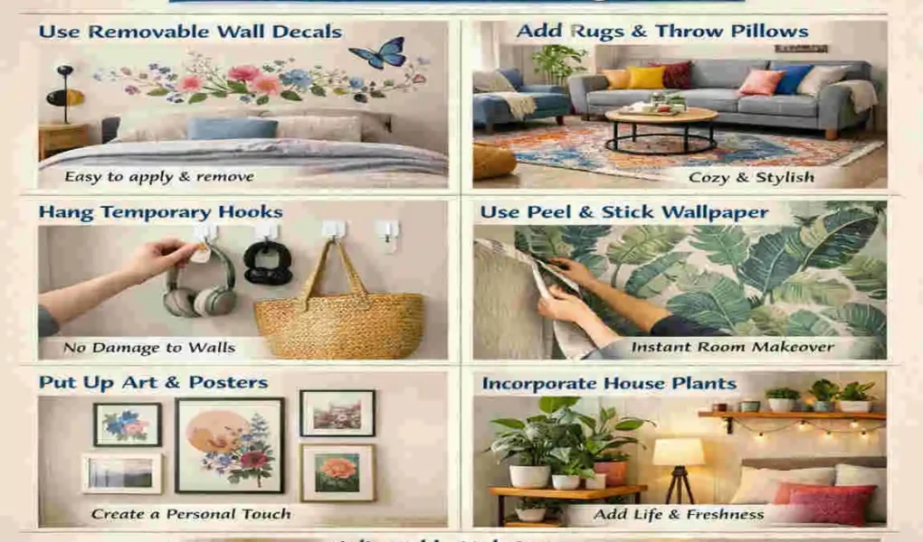 how to decorate a rented house