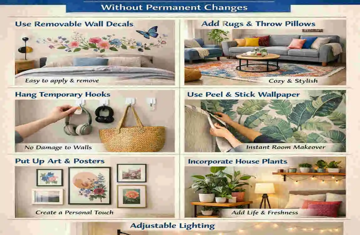How to Decorate a Rented House Without Permanent Changes - home comfort ...