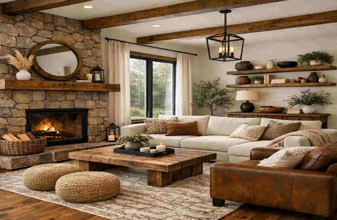 Modern Rustic Living Room Furniture Sets