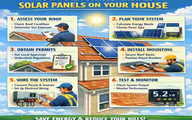 Install Rooftop Solar Panels at Your House