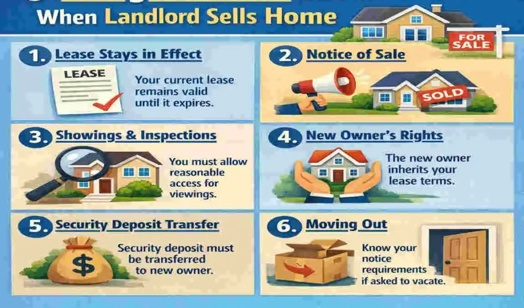 rights as a tenant when landlord is selling house