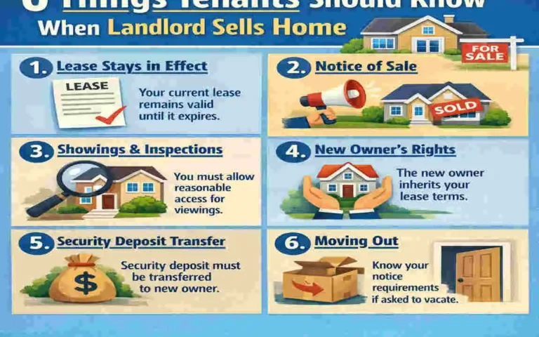 rights as a tenant when landlord is selling house
