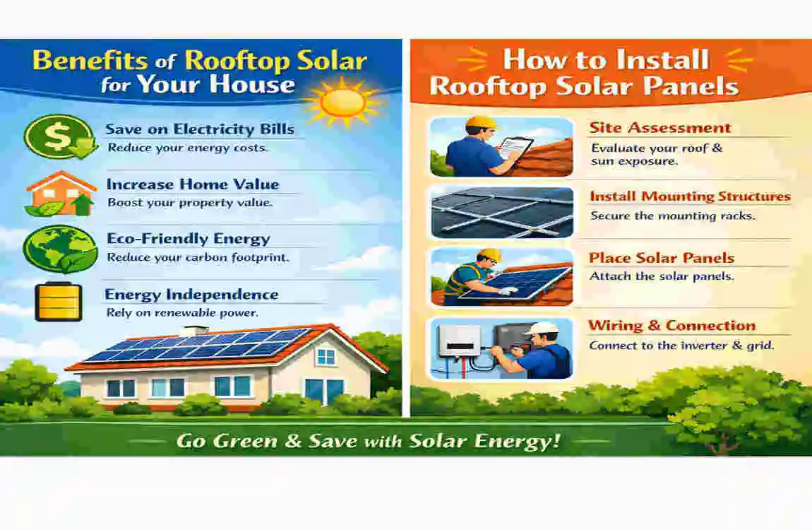 Install Rooftop Solar Panels at Your House