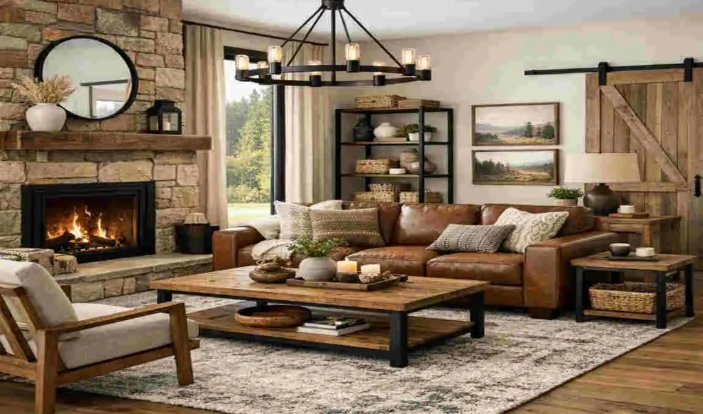 Modern Rustic Living Room Furniture Sets