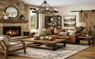 Modern Rustic Living Room Furniture Sets
