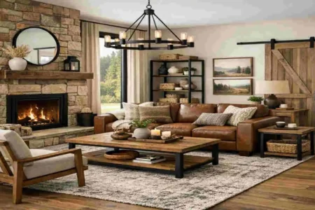 Modern Rustic Living Room Furniture Sets