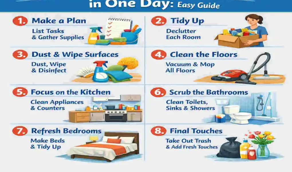 How to Clean Your House in One Day