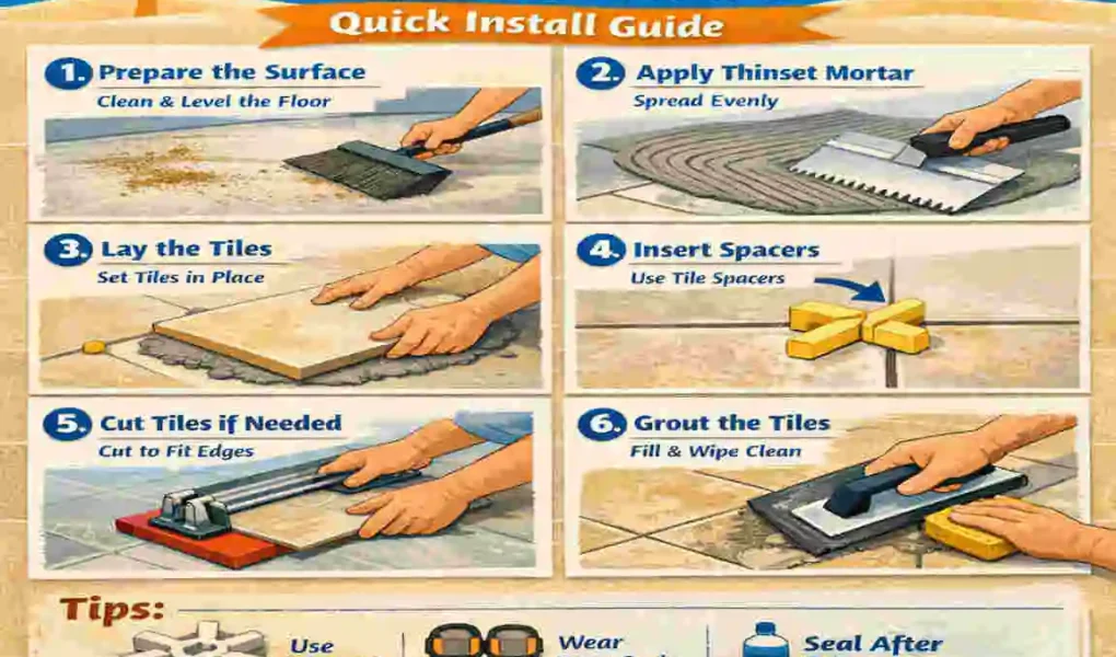 Florida Bathroom Tile Flooring: