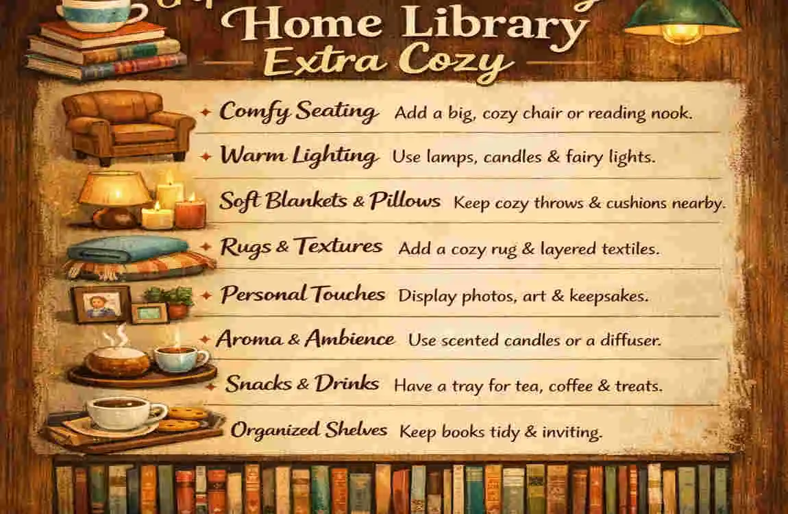 Study Home Library Cozy Interior Designs