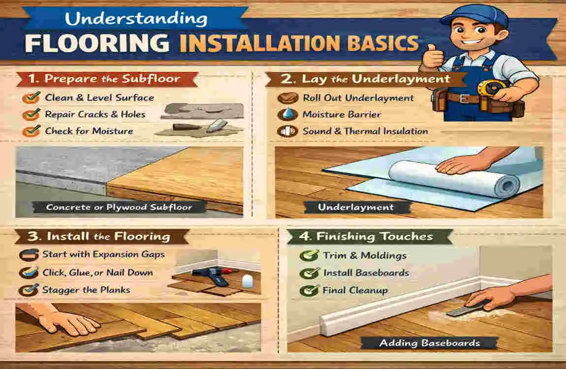 Where to Start Flooring in a House