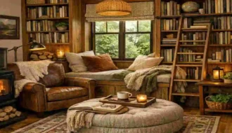 Study Home Library Cozy Interior Designs