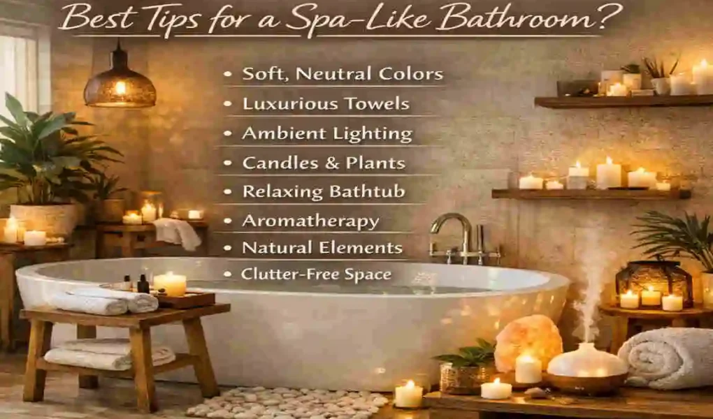 how to create a spa like bathroom at home