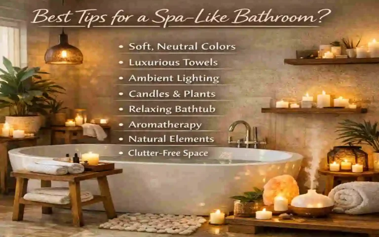 how to create a spa like bathroom at home
