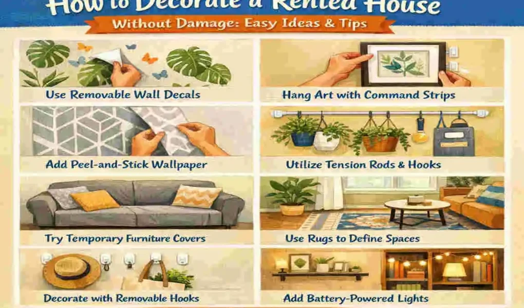 How to Decorate a Rented House Without Damage