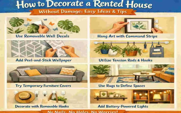 How to Decorate a Rented House Without Damage