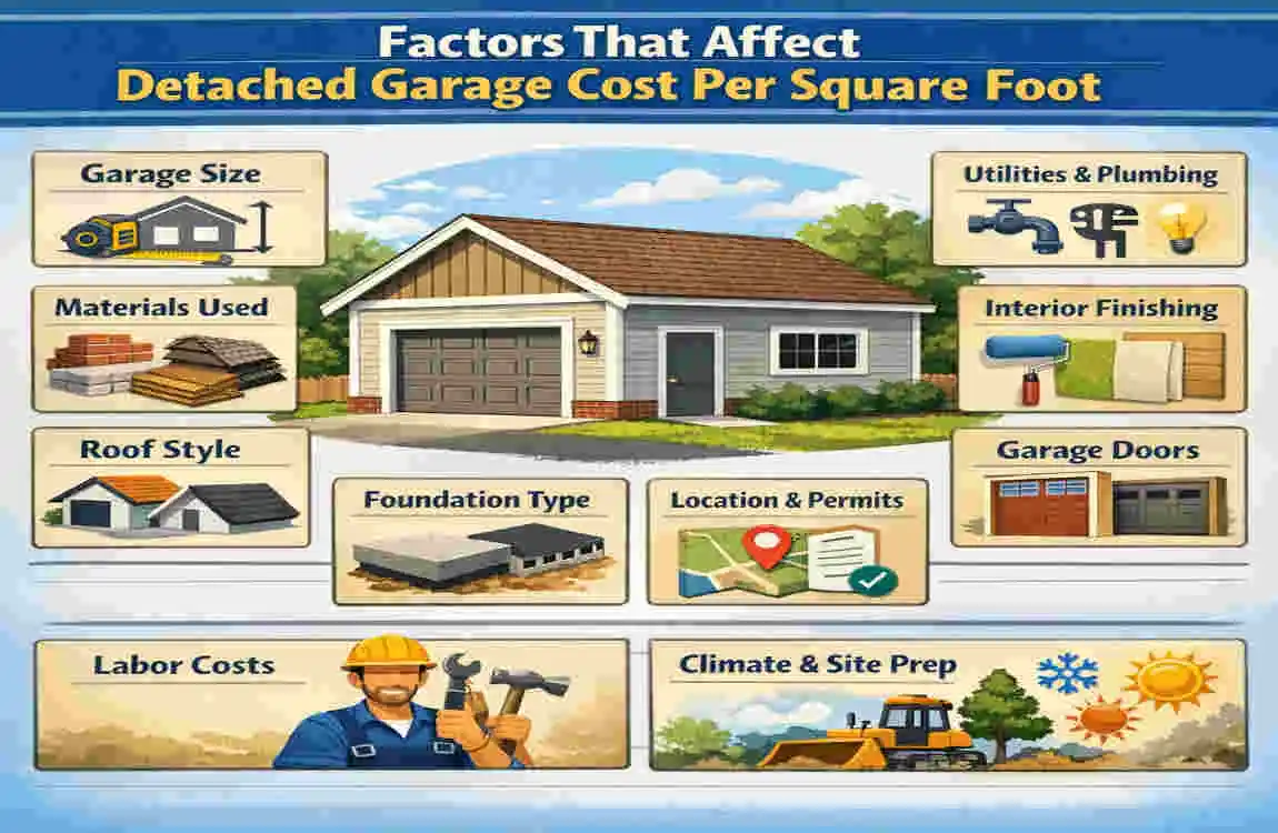 Detached Garage Costs Per Sq Ft