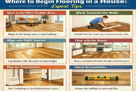 Where to Start Flooring in a House