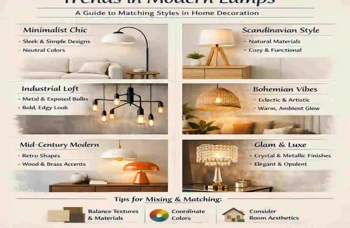 modern home decoration lamp matching styles guide