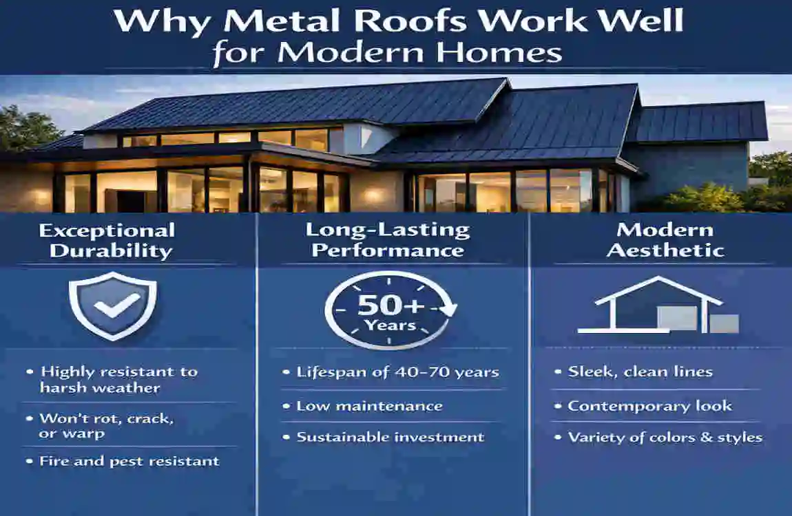 Metal Roofs for Modern Homes