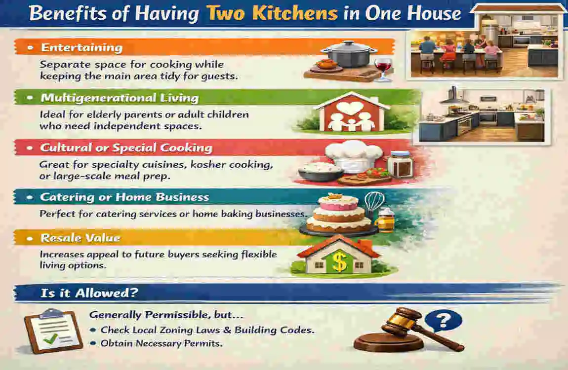 can i have 2 kitchens in one house