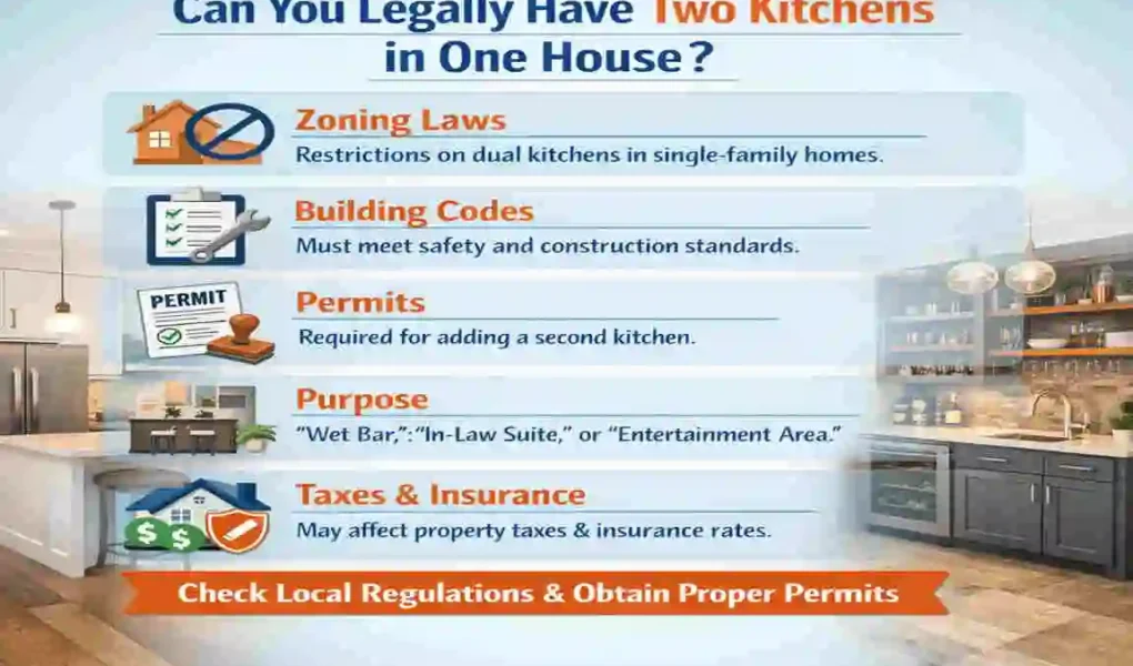 can i have 2 kitchens in one house