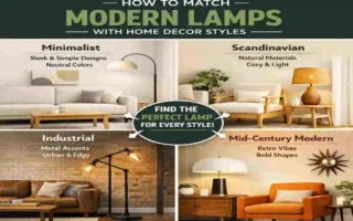 modern home decoration lamp matching styles guide