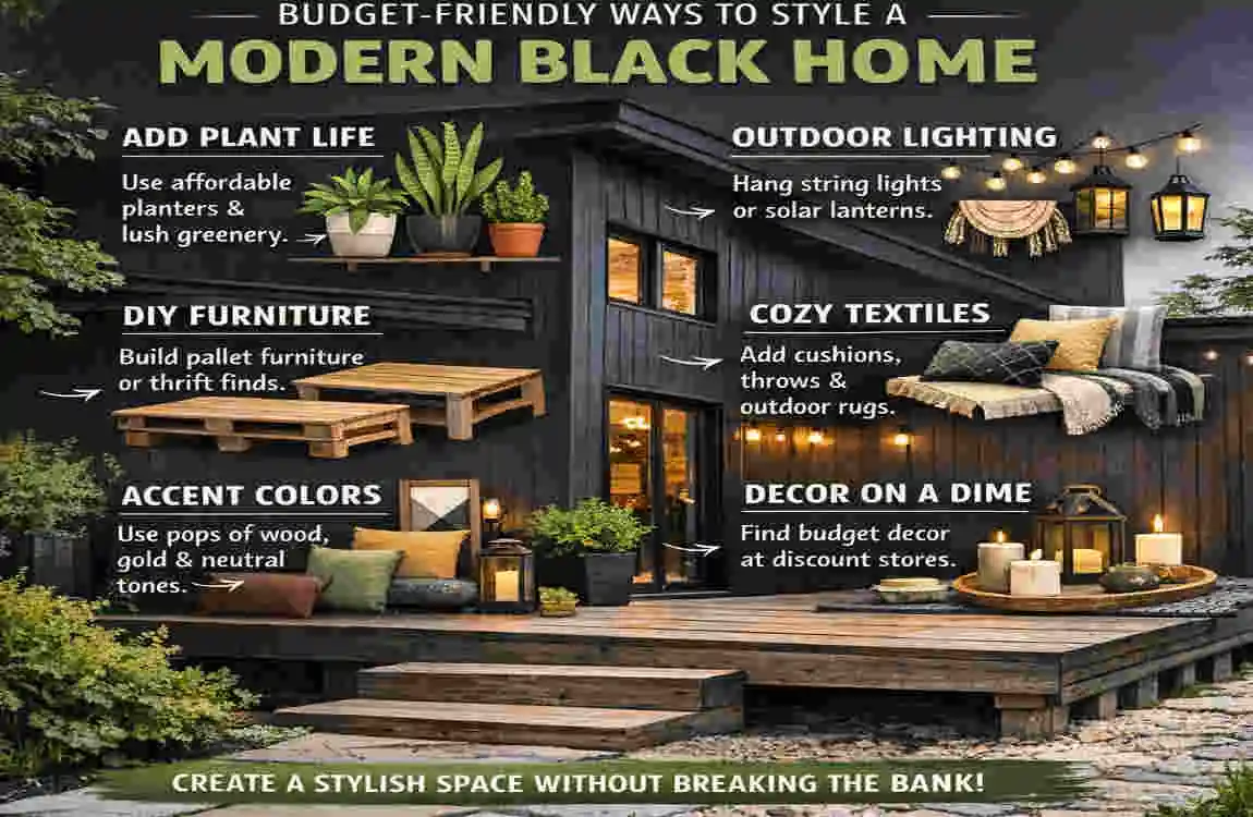 Modern Black Home