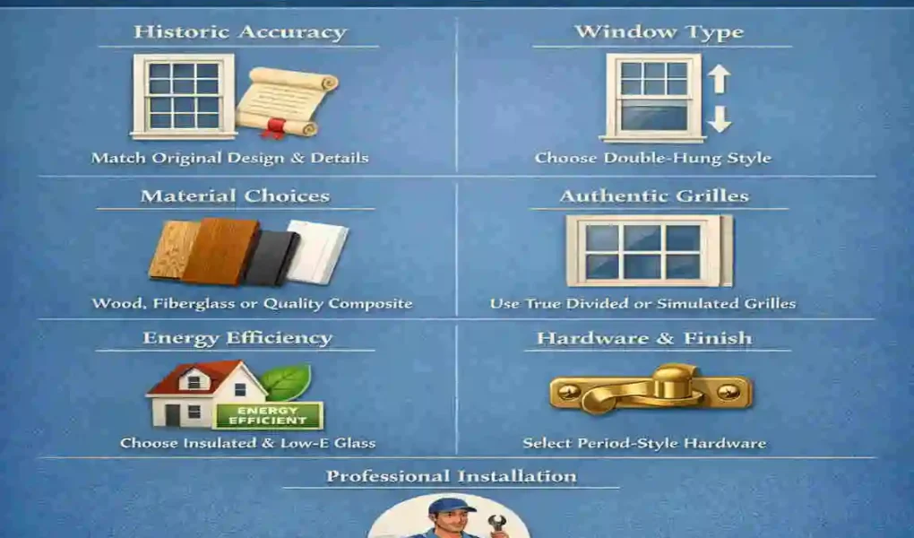 federal style home window replacement philadelphia