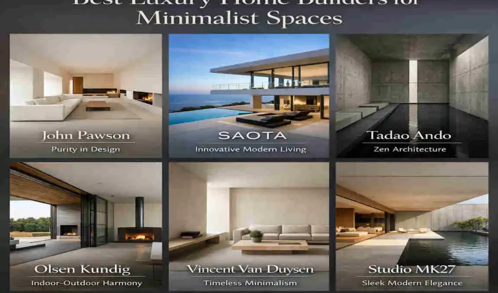 best luxury home builders for modern minimalist designs