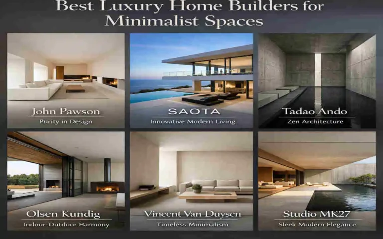 best luxury home builders for modern minimalist designs