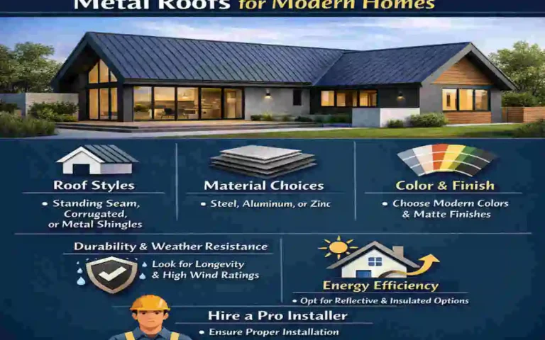 Metal Roofs for Modern Homes