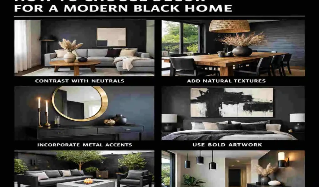 Modern Black Home
