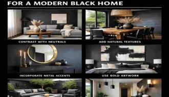 Modern Black Home