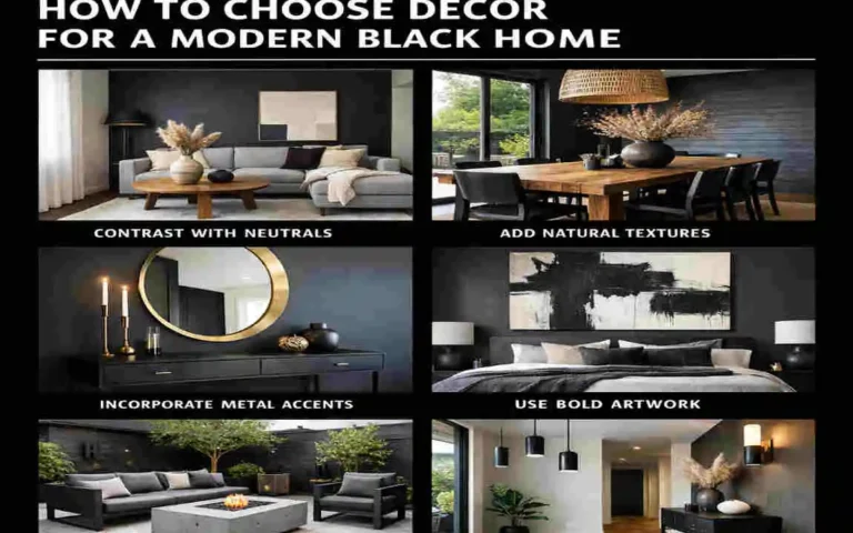 Modern Black Home