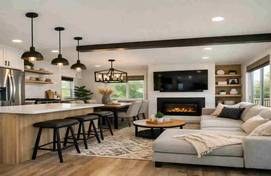 modern mobile home interior design