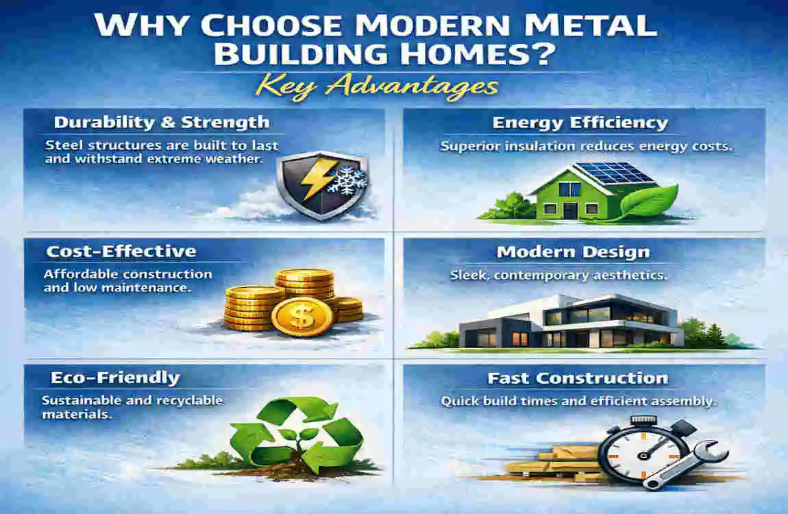 Modern Metal Building Homes