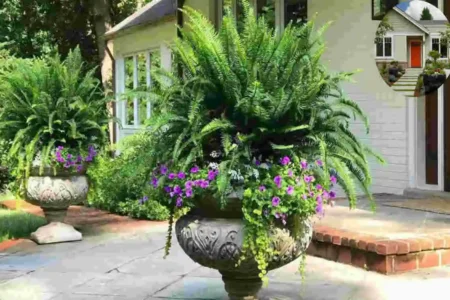 front house planters