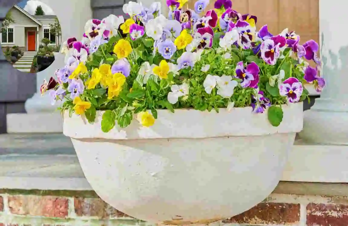 front house planters