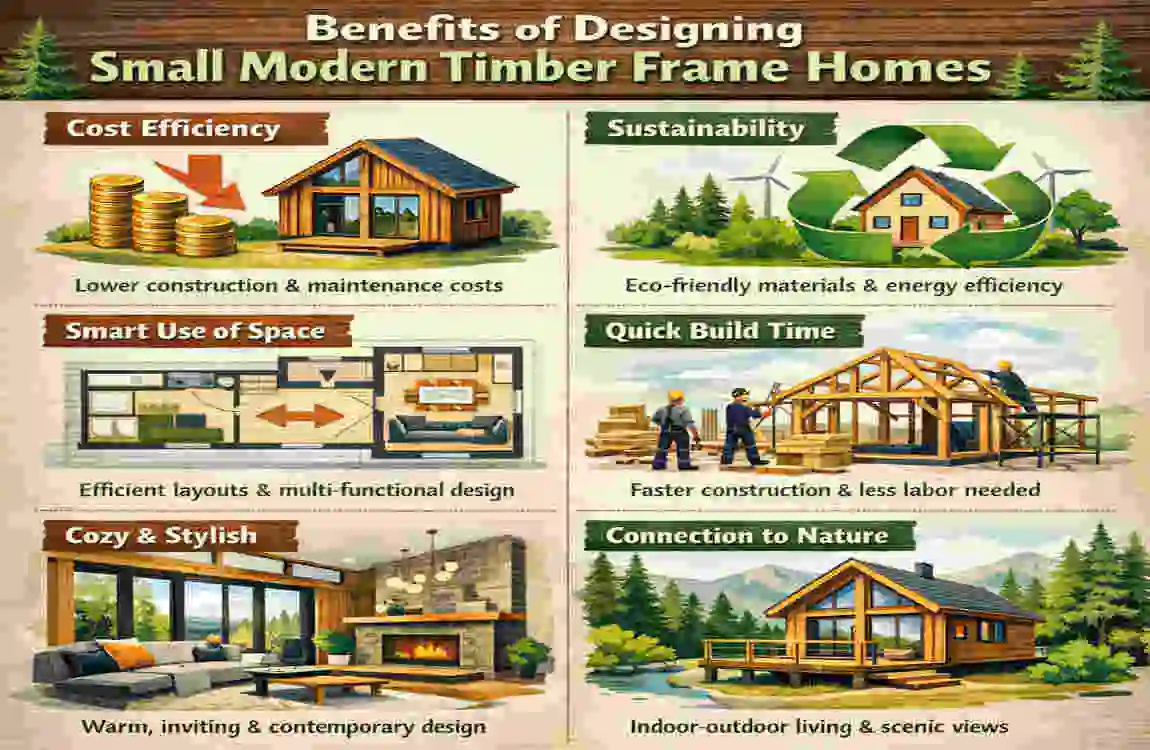 Small Modern Timber Frame Homes