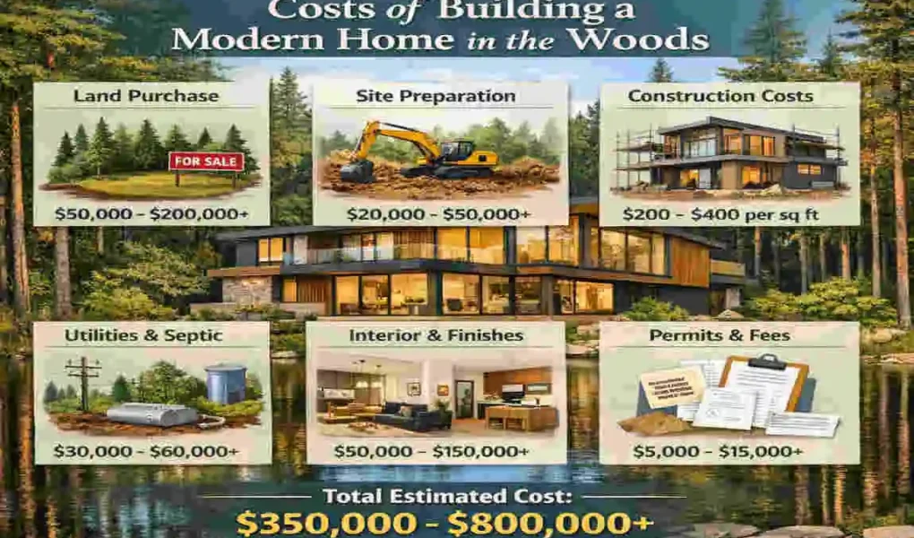 Modern Home in the Woods