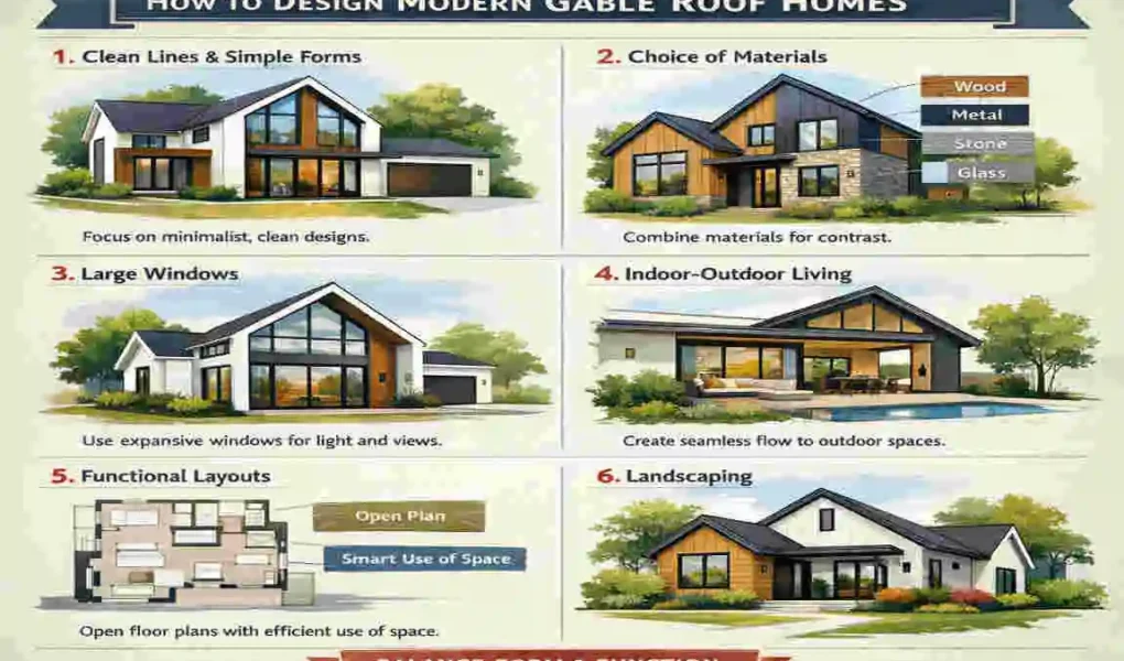 Modern Gable Roof Homes